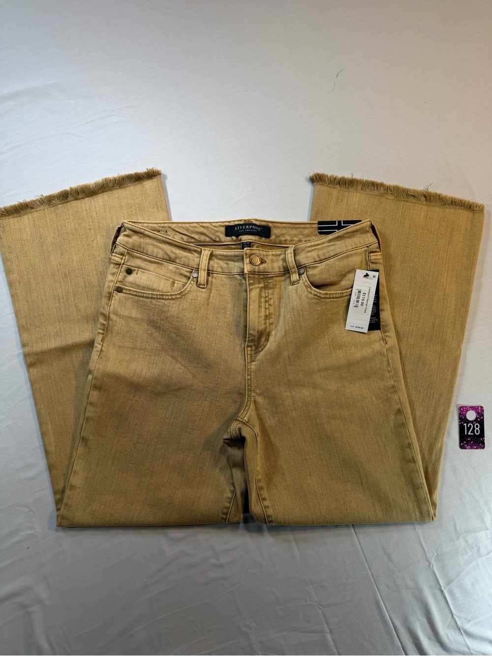 Liverpool Jeans Company Hannah Crop Flare Jeans NWT